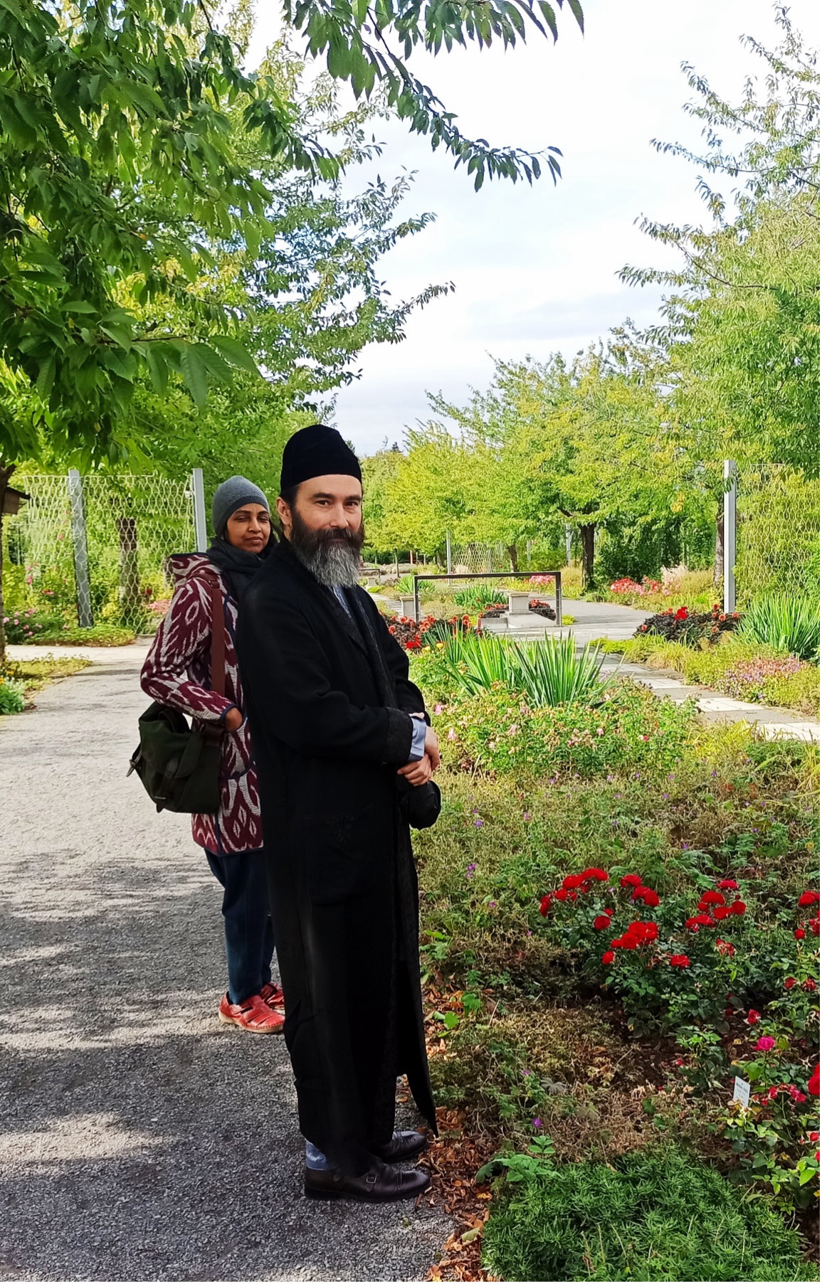 Im Rosarium Sangerhausen, der größten Rosensammlung weltweit